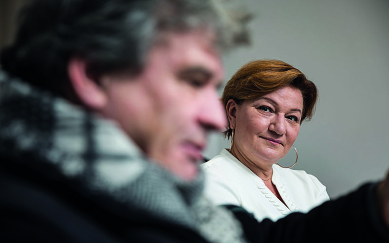 Marie-hélène Straus et Eric Julien