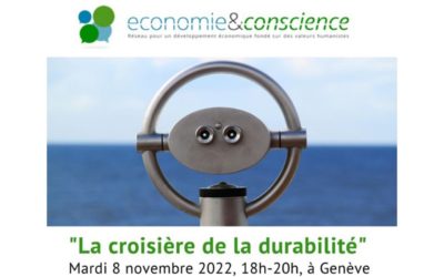Conférence « La croisière de la durabilité » ma 8 nov