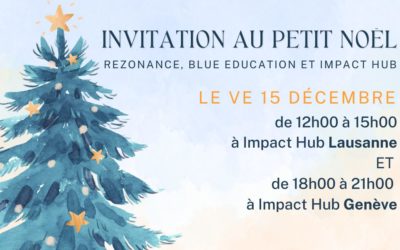 Invitation au petit Noël de Rezonance, les Fables de Gunter et Impact Hub